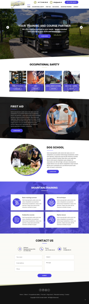 Web Design by pb for this project | Design: #26802421