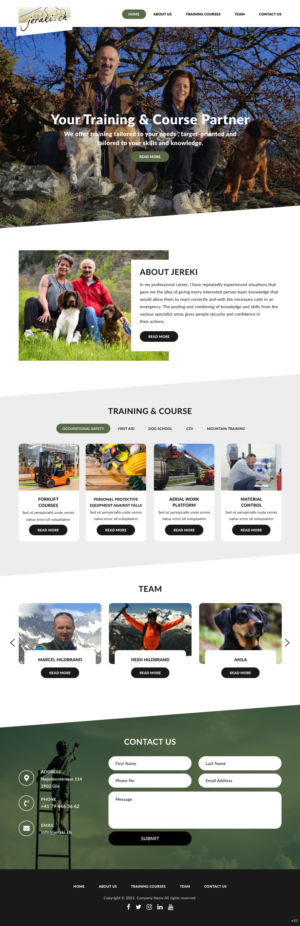 Web Design by pb for this project | Design: #26802424