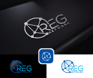 REG Network | Diseño de Logo por step forward 2