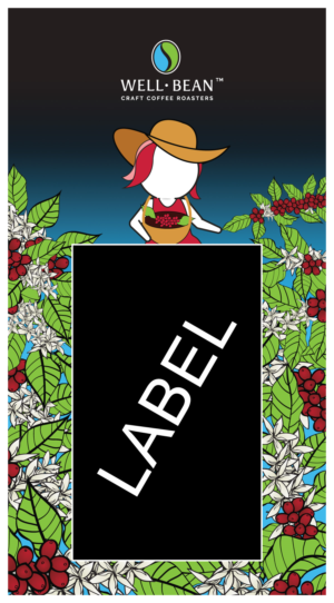 Illustration Design by Sergio Coelho for Well-Bean Coffee Roaster | Design: #26889746