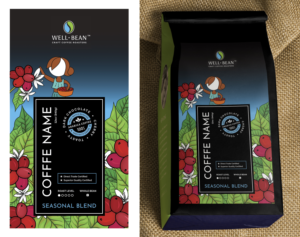 Illustration-Design von Navisol Creatives für Well-Bean Coffee Roaster | Design #26904665