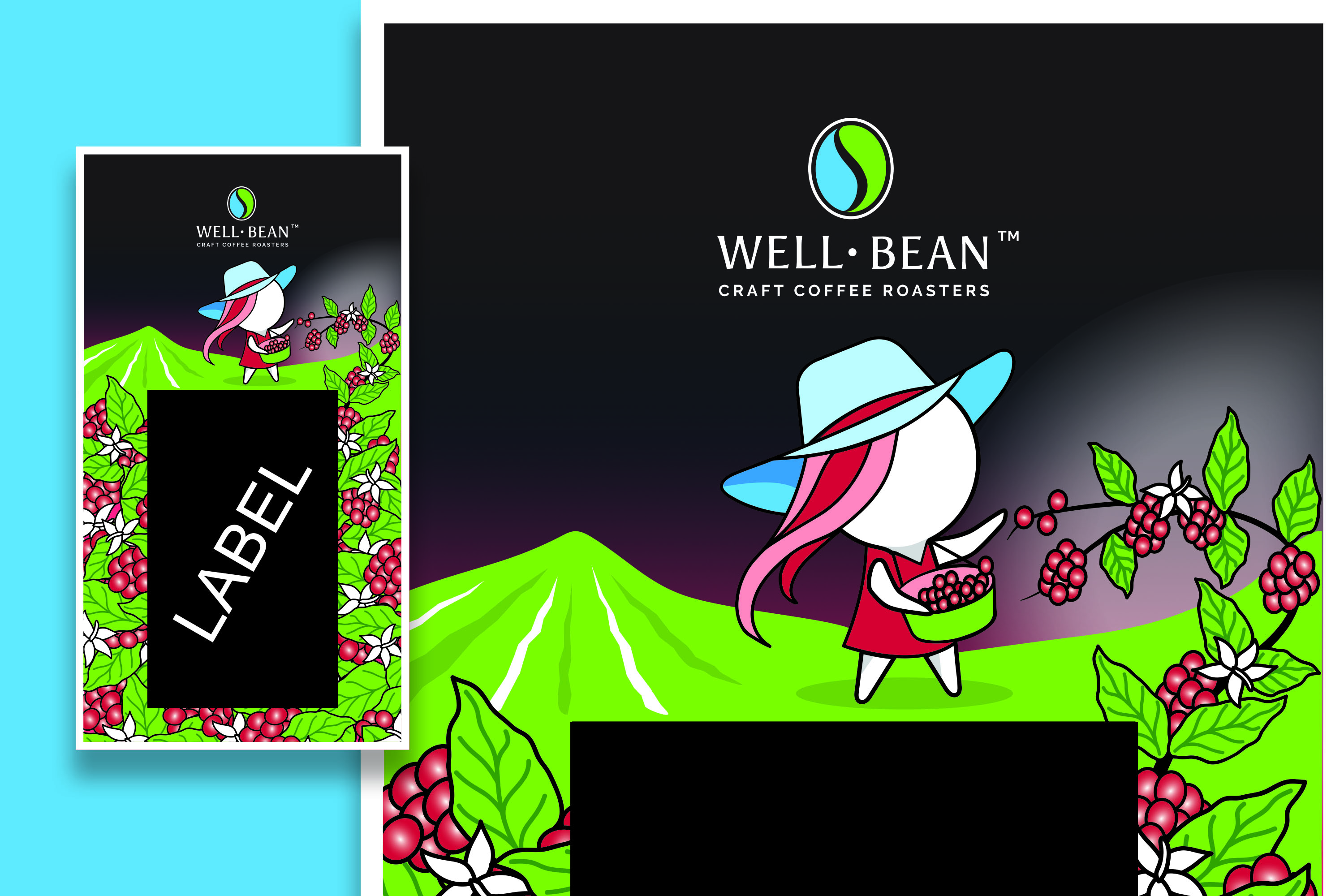 Illustration-Design von Javi7 für Well-Bean Coffee Roaster | Design #26895936