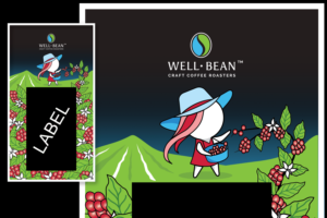 Illustration Design by Javi7 for Well-Bean Coffee Roaster | Design: #26896182