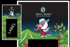 Illustration Design by Javi7 for Well-Bean Coffee Roaster | Design: #26900584