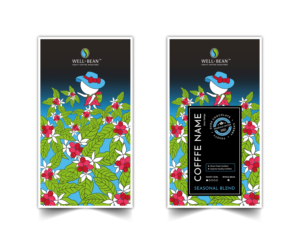Illustration Design by Heshara for Well-Bean Coffee Roaster | Design: #26900893