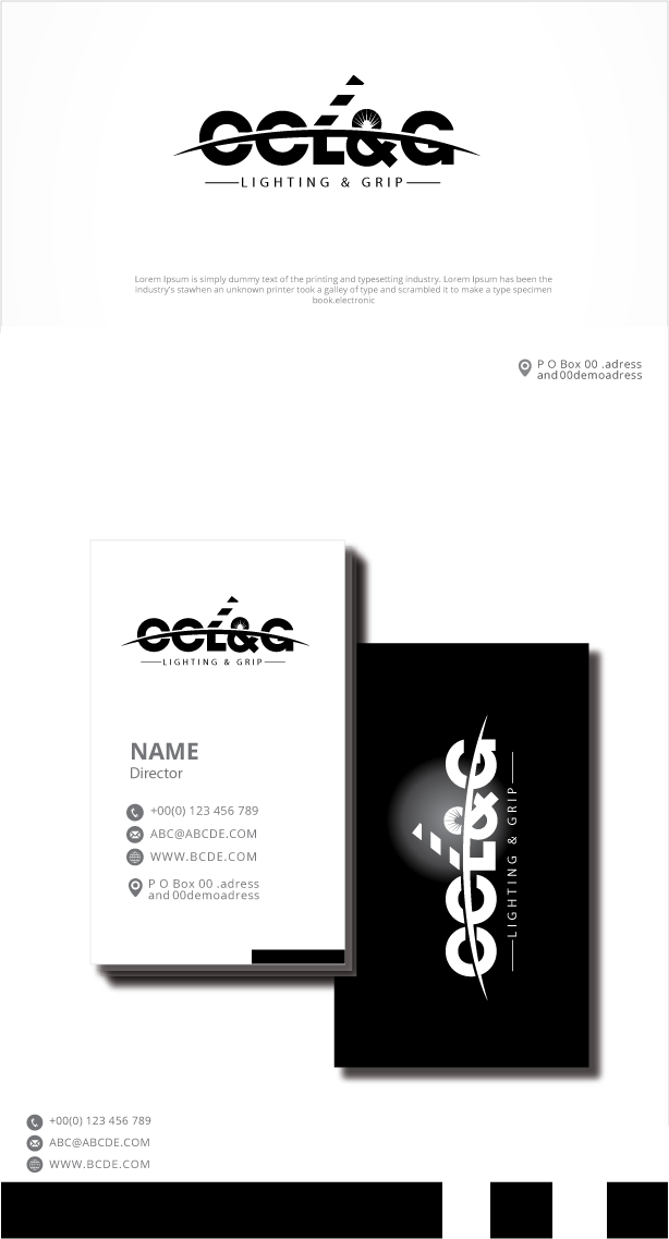 Logo Design by graphicevolution for Circle City Grip & Lighting  | Design #26799901