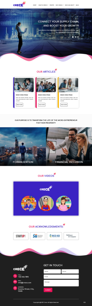 Web Design by pb for this project | Design: #26802367