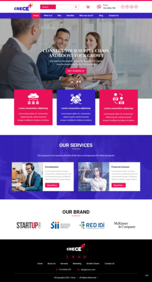 Web Design by pb for this project | Design: #26802380