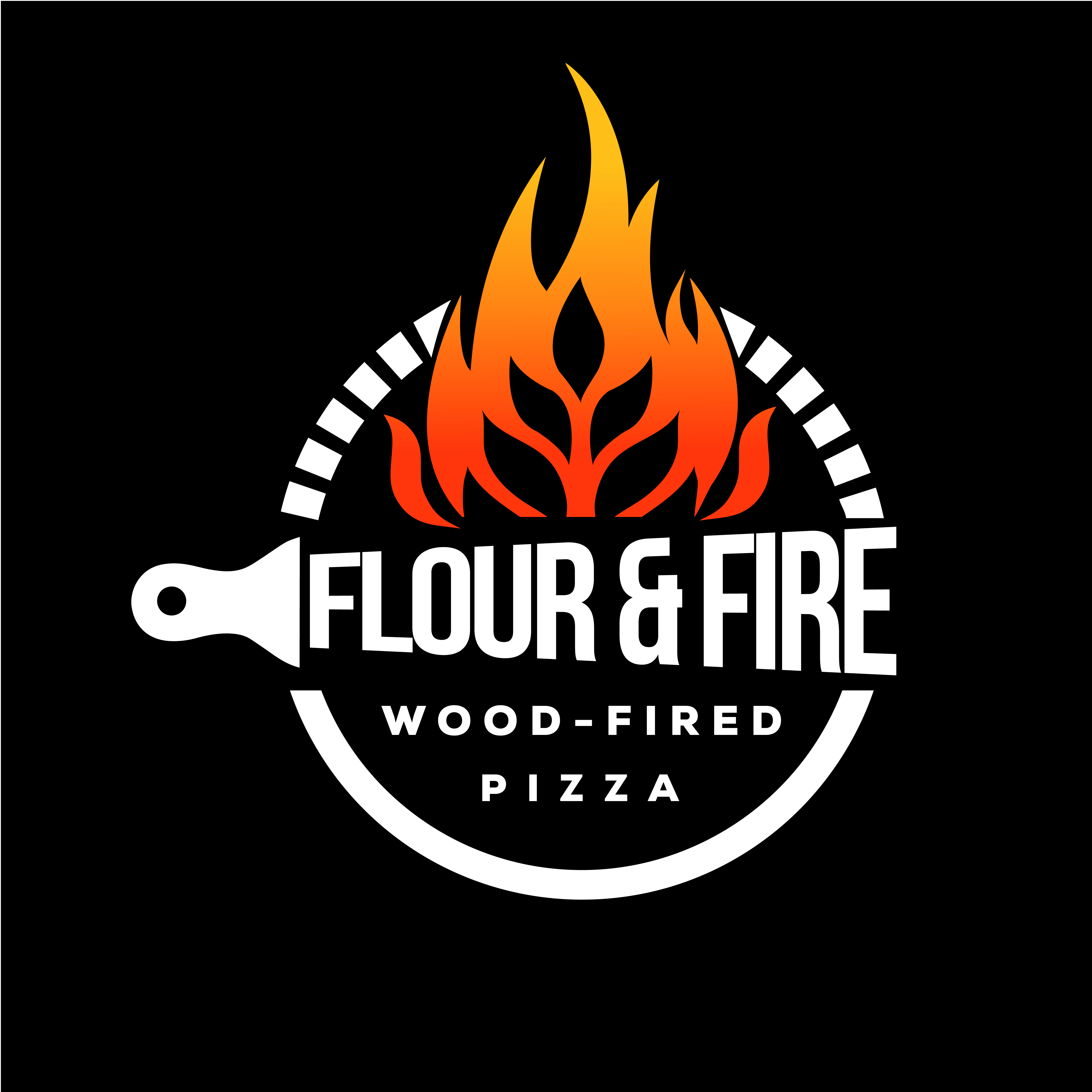 Logo Design by bhowmickjari for Flour & Fire Pizza | Design: #26841787