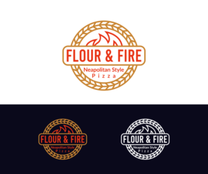 Logo Design by YMZ_Design for Flour & Fire Pizza | Design: #26819035