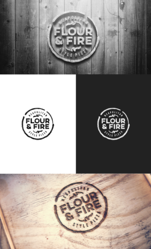 Logo Design by GLDesigns for Flour & Fire Pizza | Design: #26801495