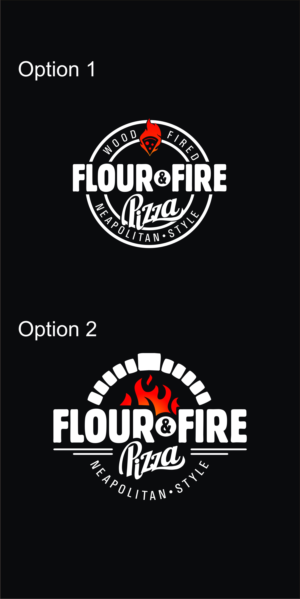 Logo Design by warkaddarshan 2 for Flour & Fire Pizza | Design: #26804736