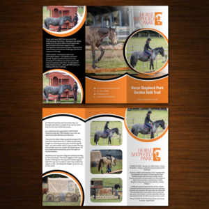 Horse Shepherd Park - Gordon Gold Trail | Diseño de Flyer por aspiremedia