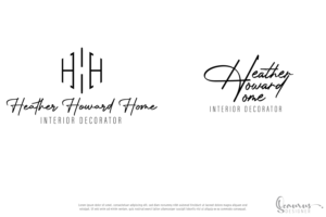 Heather Howard Home / Interior Decorator | Logo Design by InkThink by Scaurus