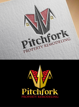 Pitchfork Property Remodeling  | Logo Design by blue eye