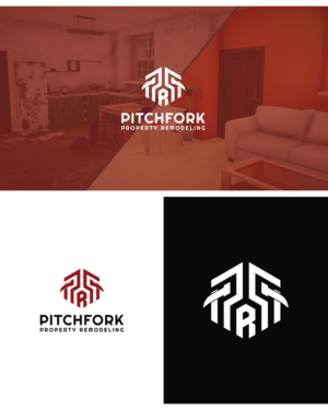 Pitchfork Property Remodeling  | Logo Design by Md Shehidul Islam Rimon