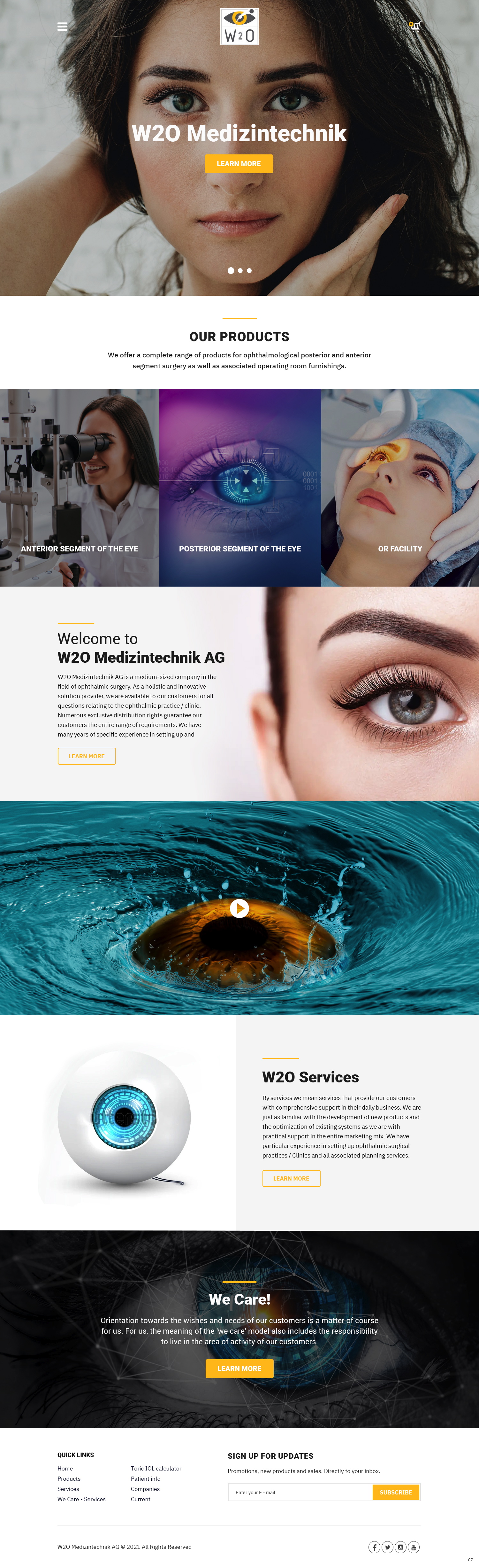 Shopify Design by pb for W2O Aktiengesellschaft | Design #26808144