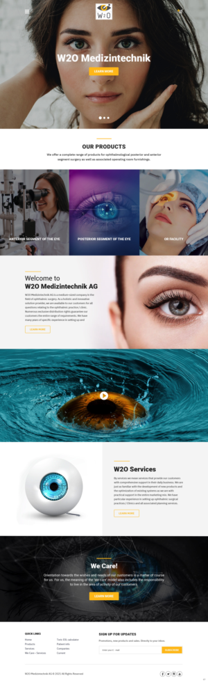 Shopify Design by pb for W2O Aktiengesellschaft | Design: #26808144
