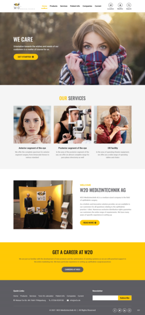 Shopify Design by pb for W2O Aktiengesellschaft | Design: #26808149