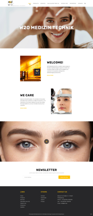 Shopify Design by pb for W2O Aktiengesellschaft | Design: #26808150