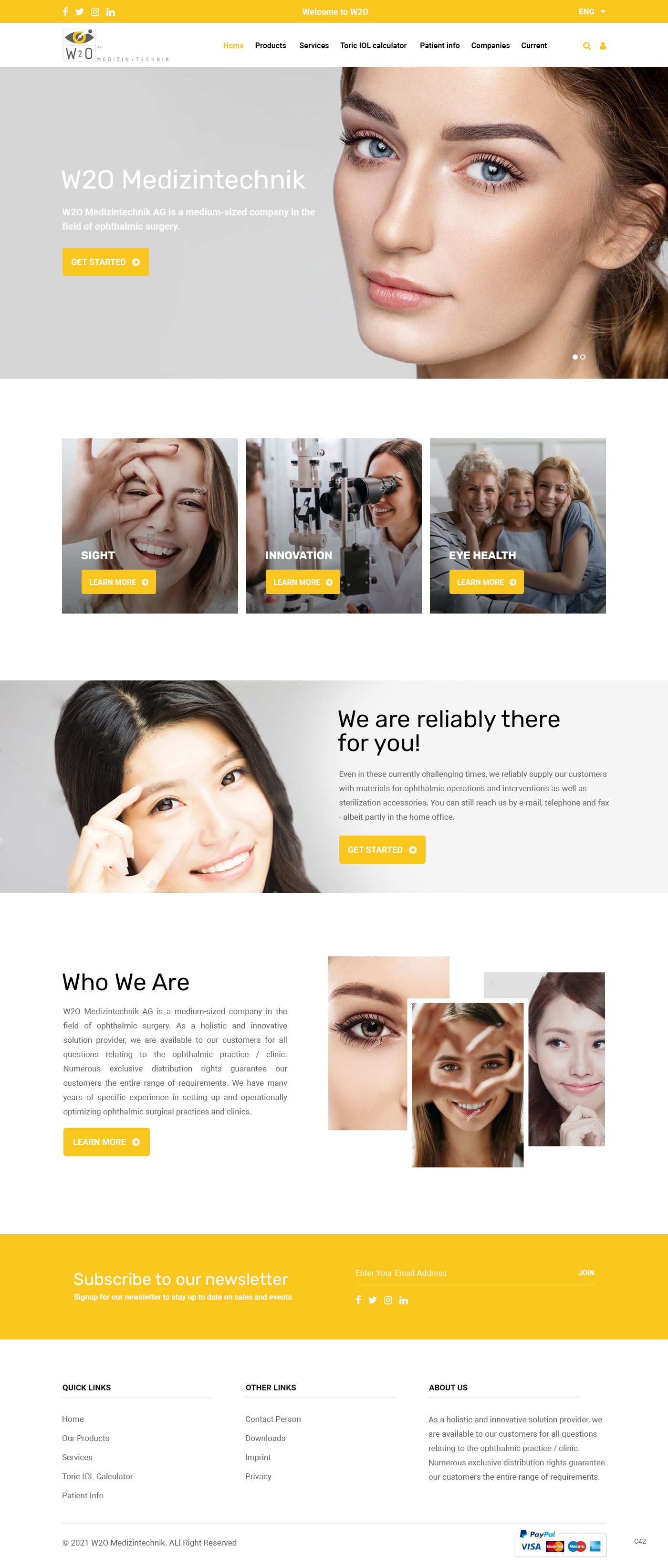 Shopify Design by pb for W2O Aktiengesellschaft | Design #26808152