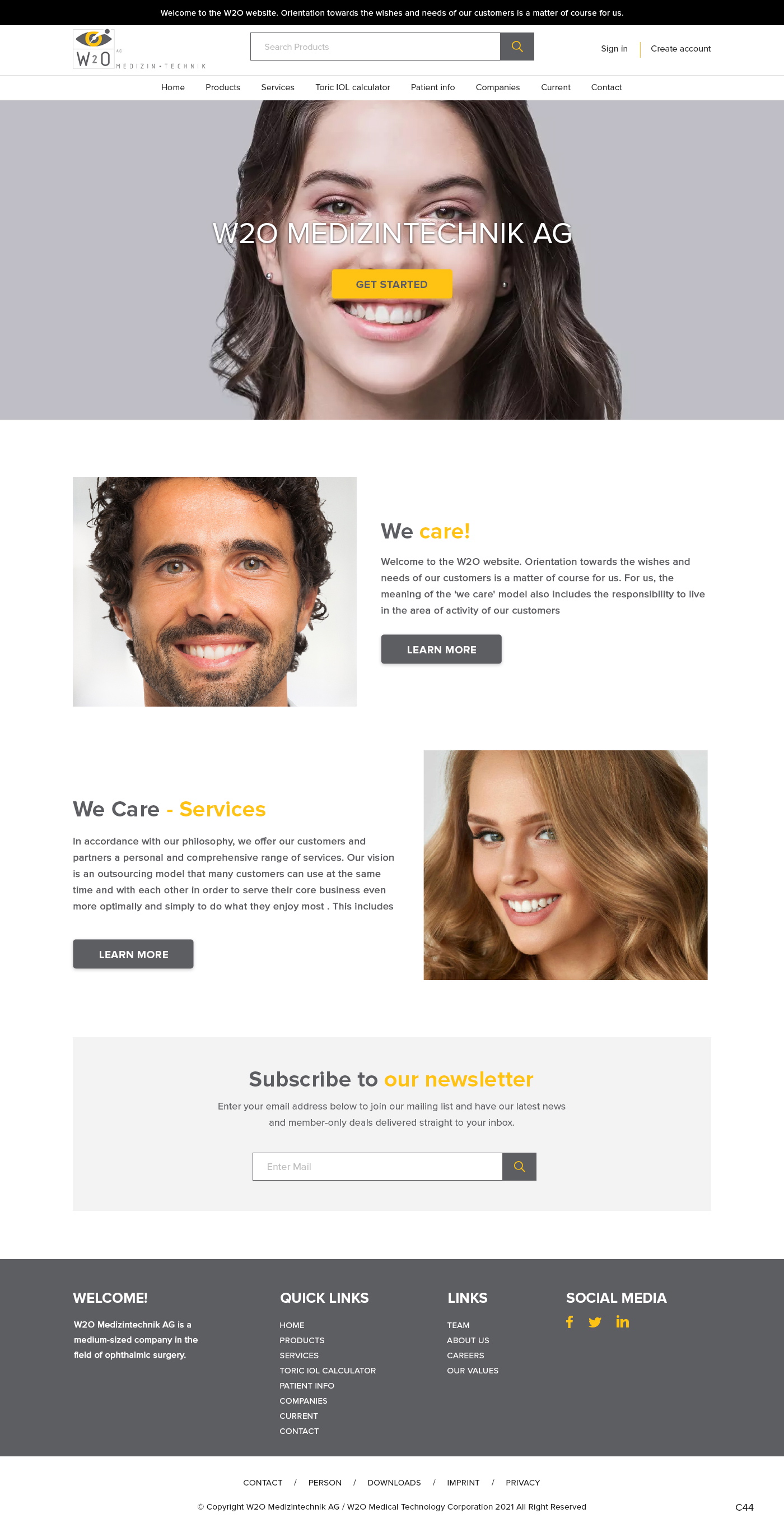 Shopify Design by pb for W2O Aktiengesellschaft | Design #26808156