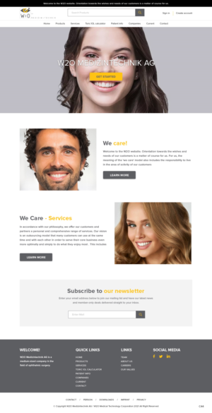 Shopify Design by pb for W2O Aktiengesellschaft | Design: #26808156