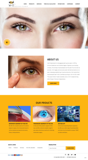 Shopify Design by pb for W2O Aktiengesellschaft | Design: #26808158