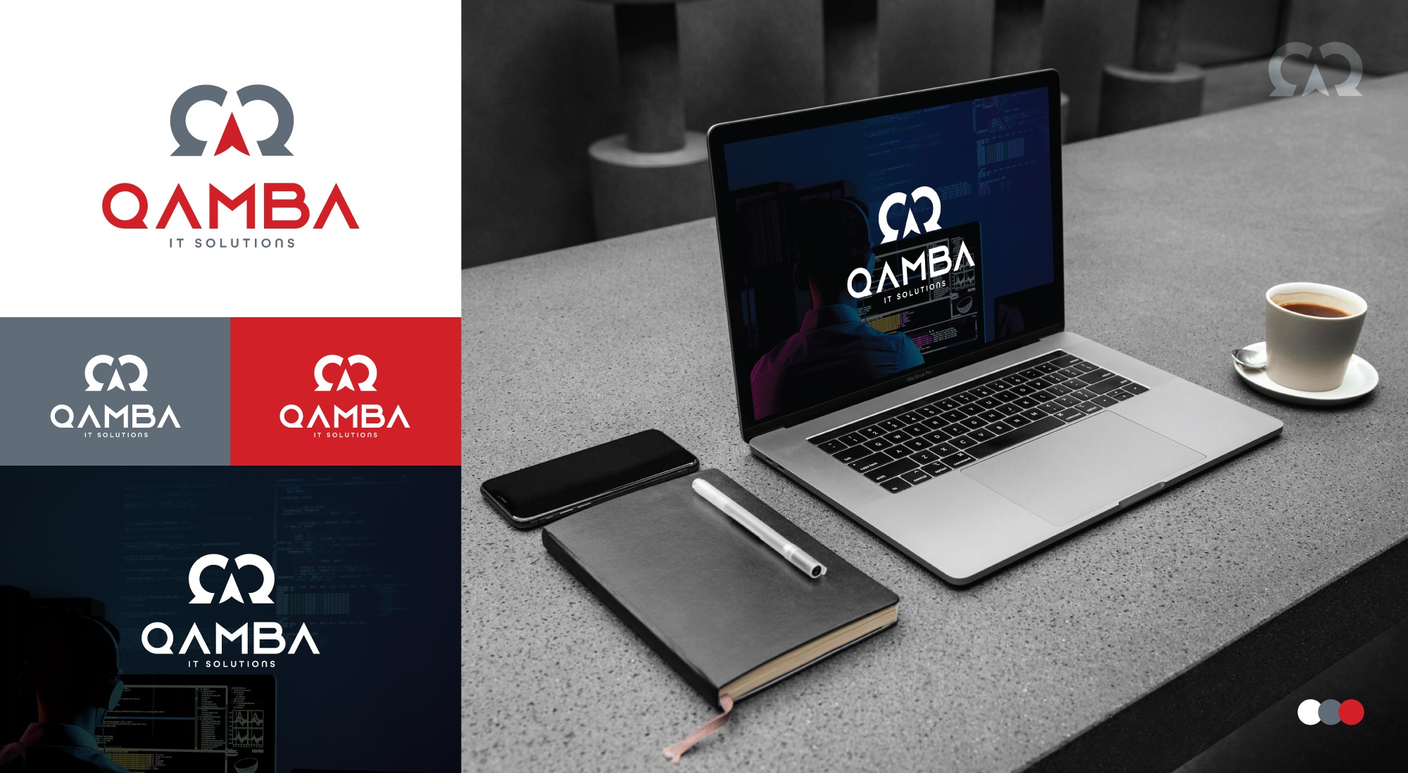 Logo Design by HAREESH (Creative Graphic Designer) for Qamba | Design #26812976