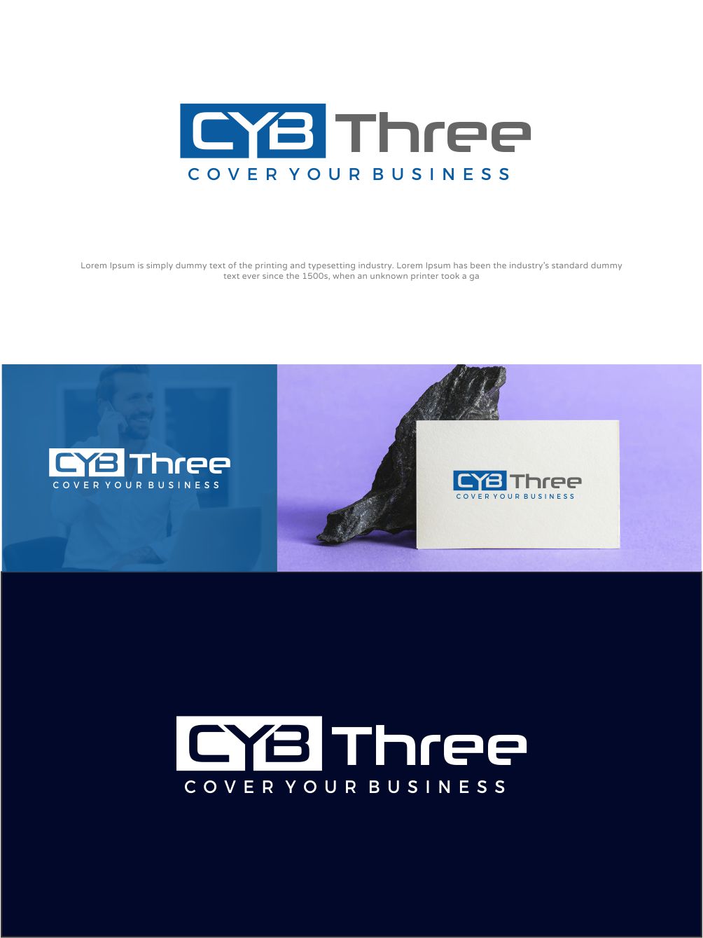 Logo Design by SigmaStudio for CYBThree LLC. | Design #26810439