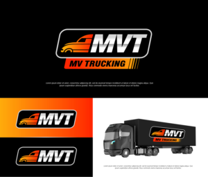 M V Trucking | Diseño de Logo por creative.visuals