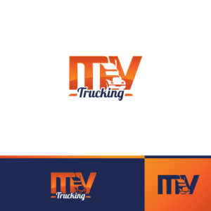 M V Trucking | Logo Design by ecorokerz