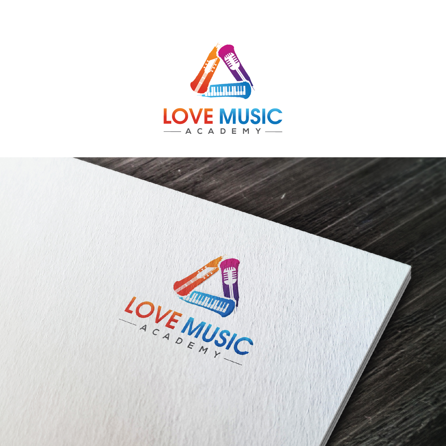 Logo Design by Maxo-Biz for Love Family Piano | Design #26822639