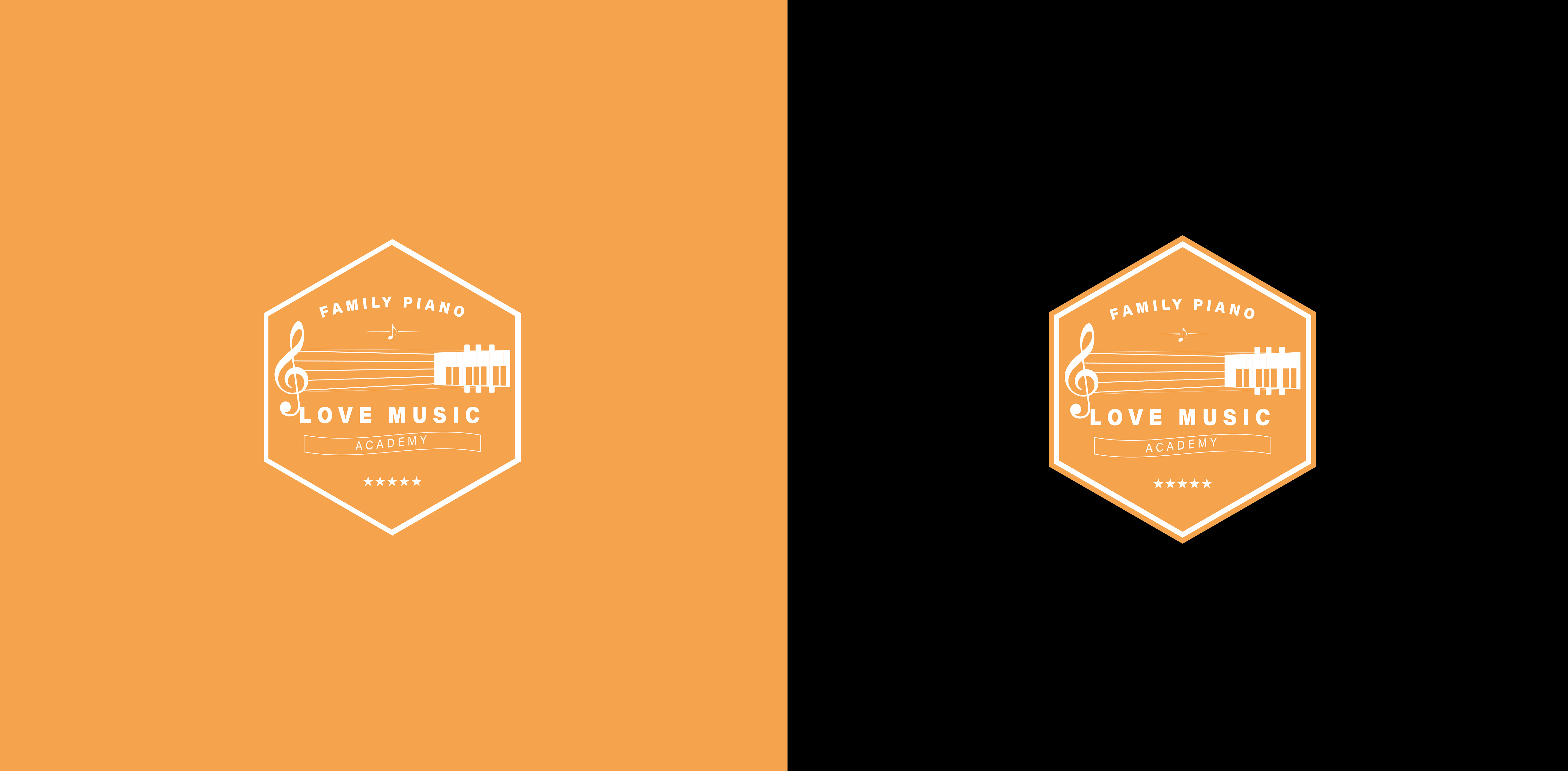 Logo Design by BlackmasK for Love Family Piano | Design #26837462