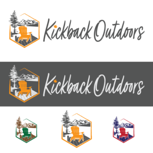 Kickback Outdoors | Logo Design by Breanne Owen