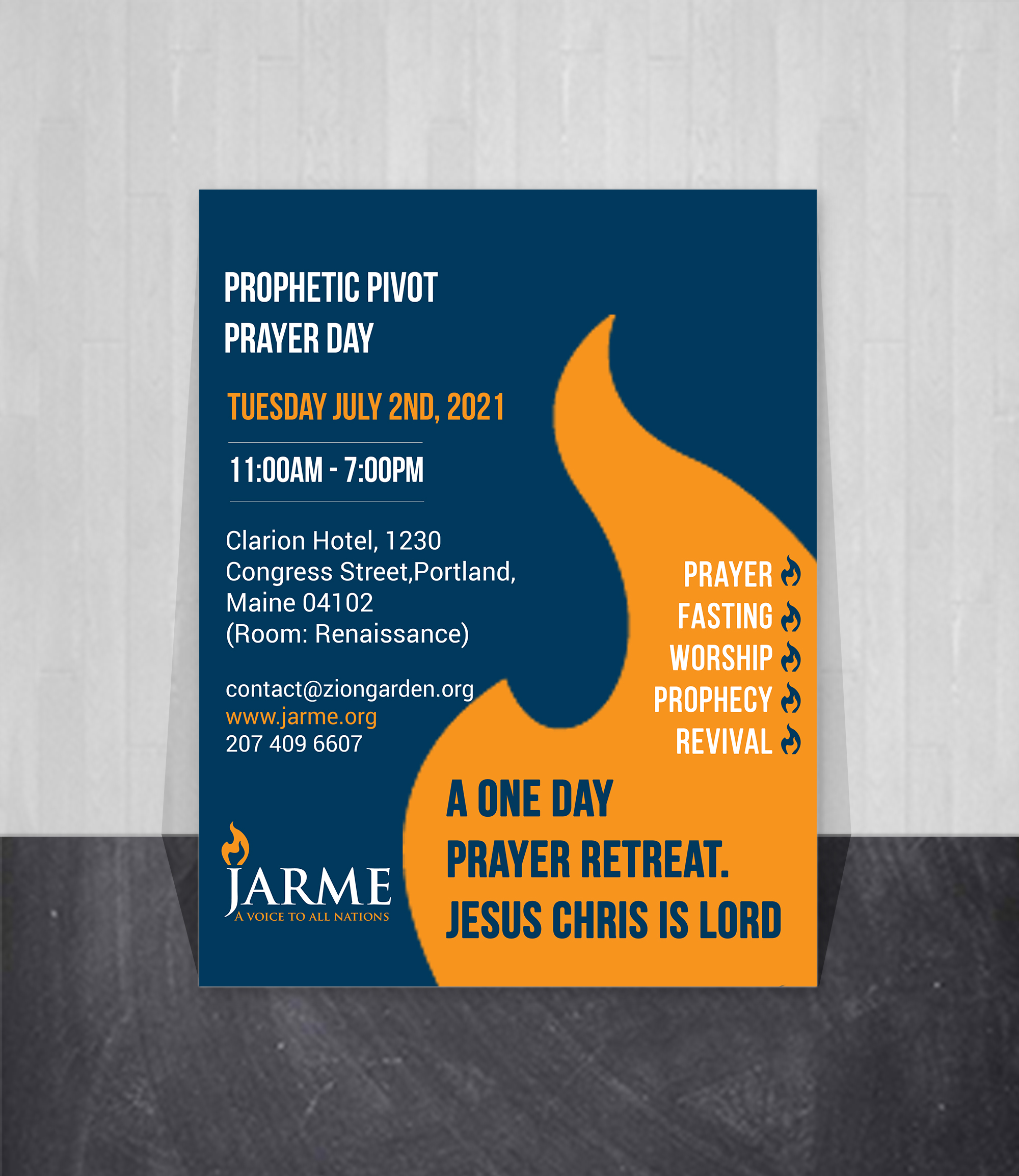 Flyer Design by Creations Box 2015 for Meditation Garden | Design #26807076