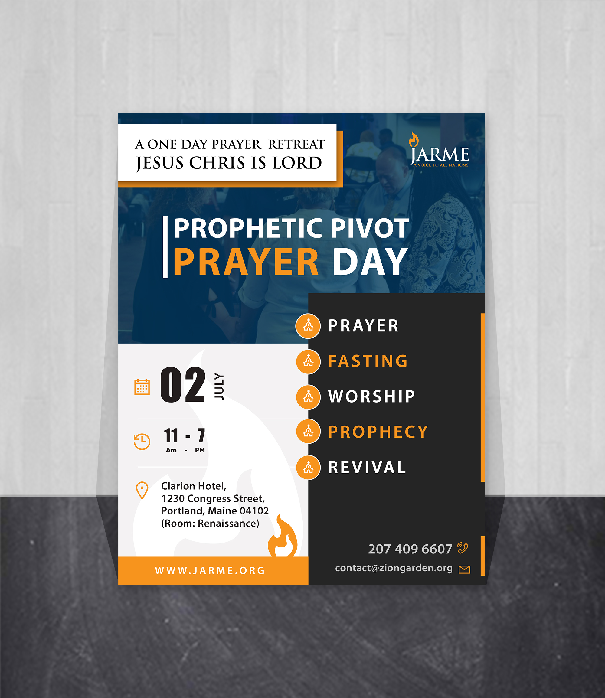 Flyer Design by Creations Box 2015 for Meditation Garden | Design #26814220