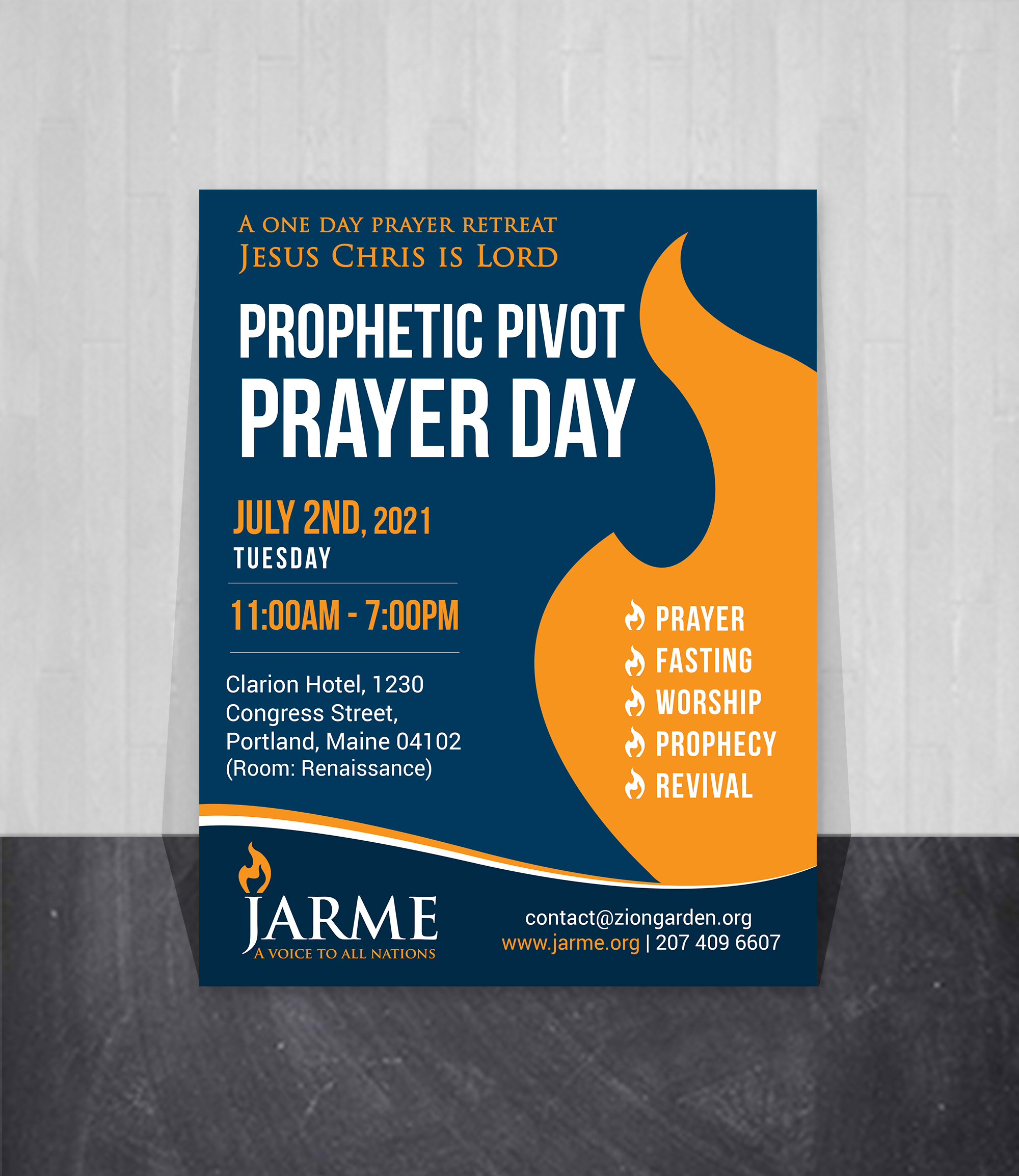 Flyer Design by Creations Box 2015 for Meditation Garden | Design #26814484