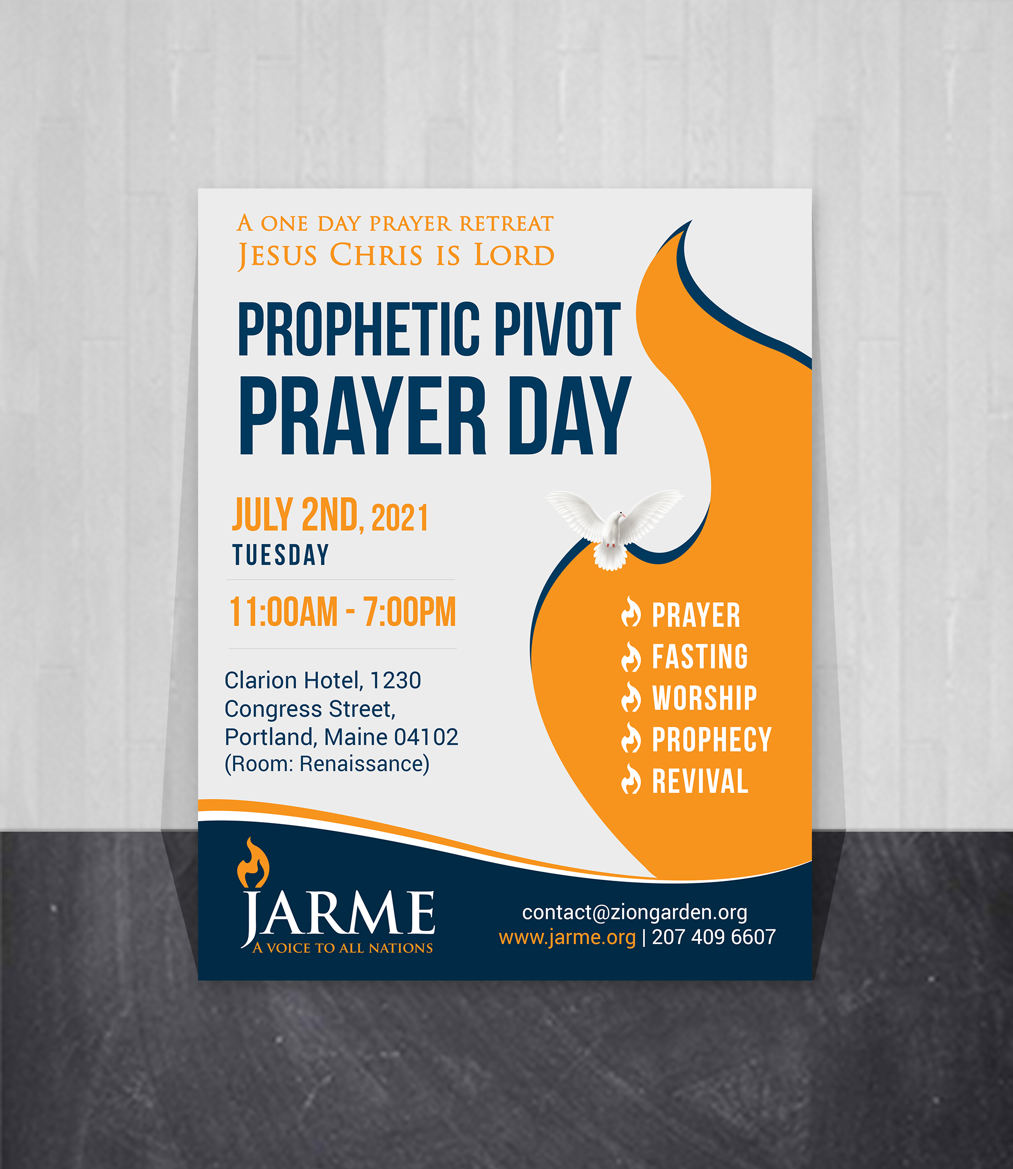 Flyer Design by Creations Box 2015 for Meditation Garden | Design #26814511