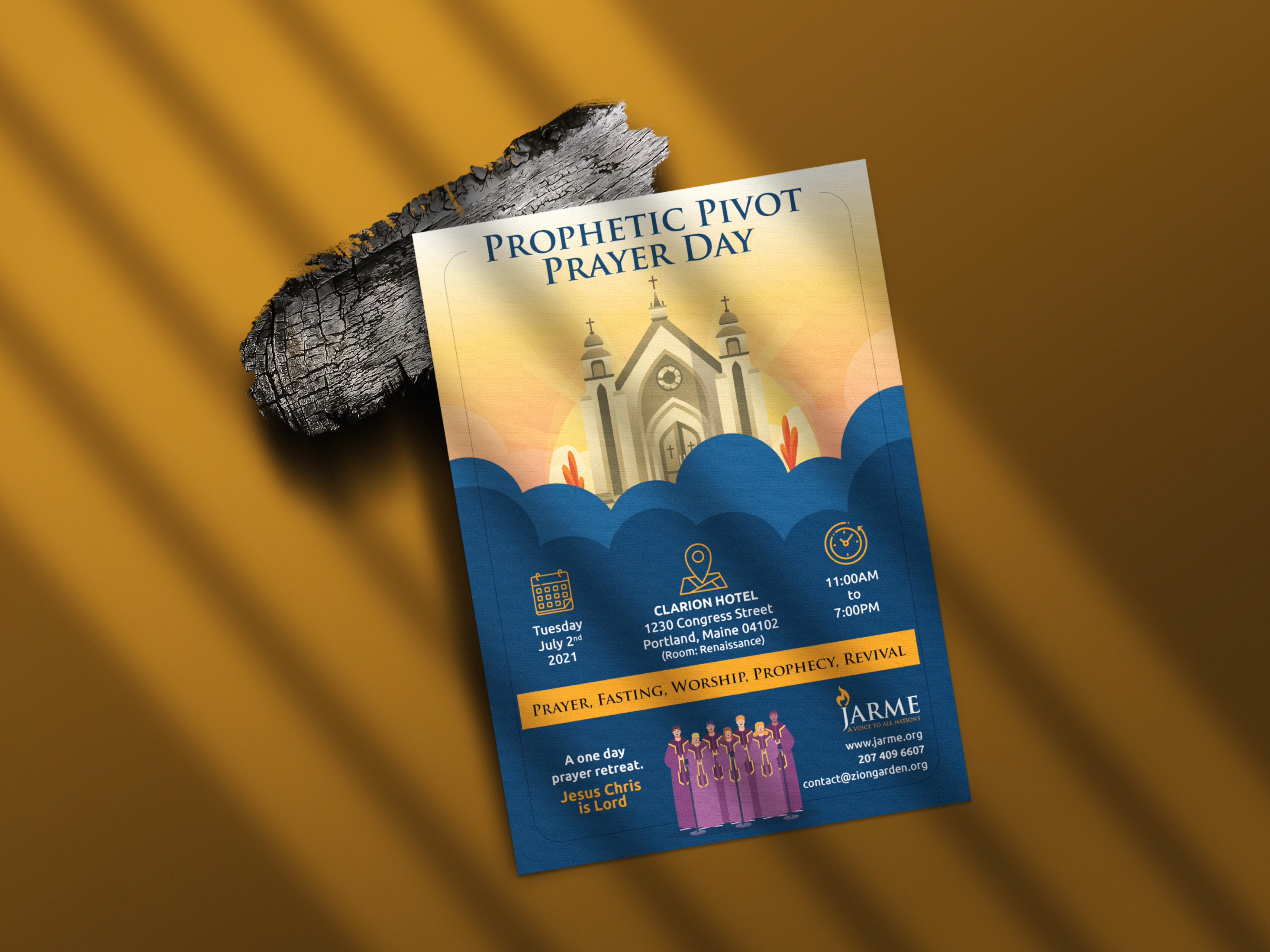 Flyer Design by tanmoy.pramanik for Meditation Garden | Design #26807430