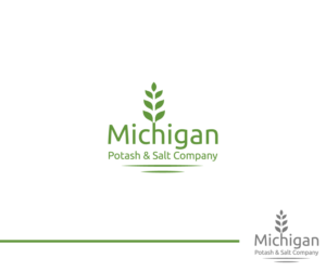 Michigan Potash and Salt Company or Michigan Potash & Salt Company | Logo Design by Fat Bat Man