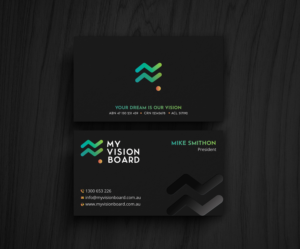 Business card for My Vision Board | Diseño de Tarjeta de Presentación por DesignShout