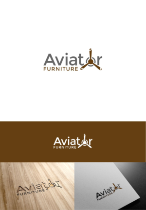 Aviator furniture | Logo-Design von Fat Bat Man