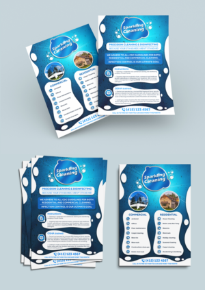 Precision Cleaning & Disinfecting | Flyer-Design von SAI DESIGNS