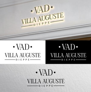 Villa Auguste Dieppe | Logo Design by Blessing Angel