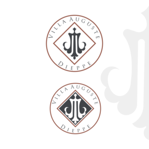 Villa Auguste Dieppe | Design de Logo par Gerald Design 3
