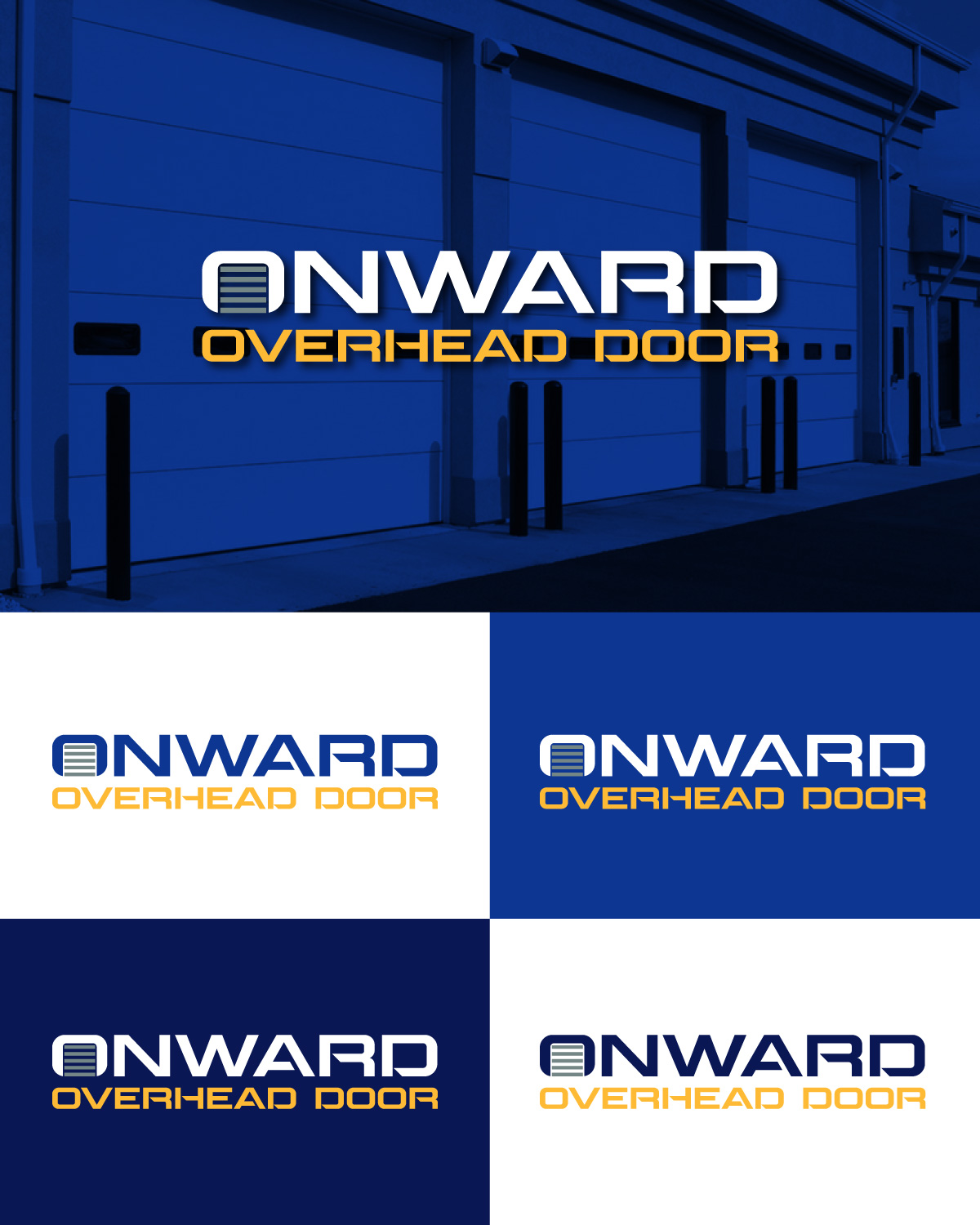 Logo Design by Sergio Coelho for Onward Overhead Door | Design #26840410