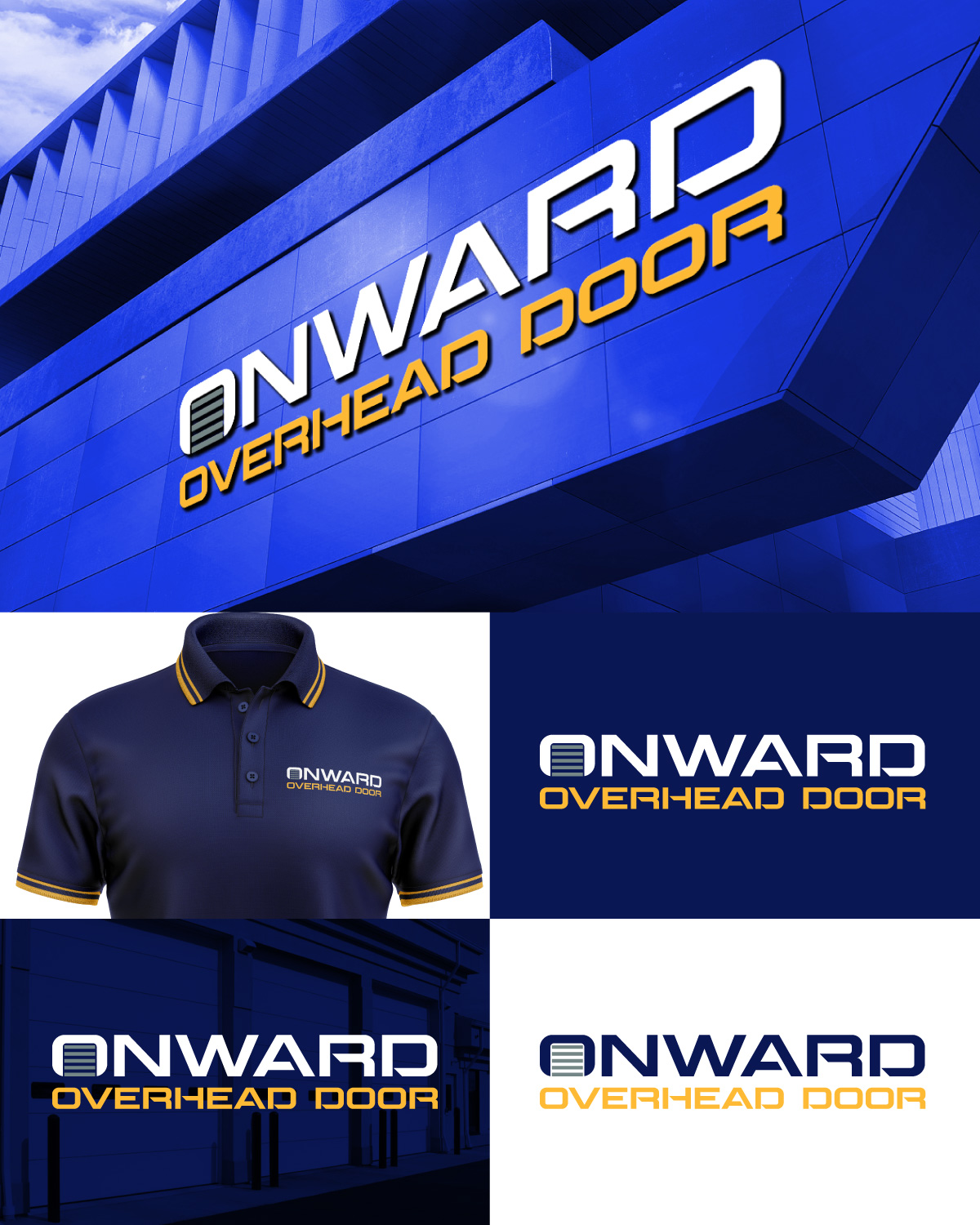 Logo Design by Sergio Coelho for Onward Overhead Door | Design #26840521