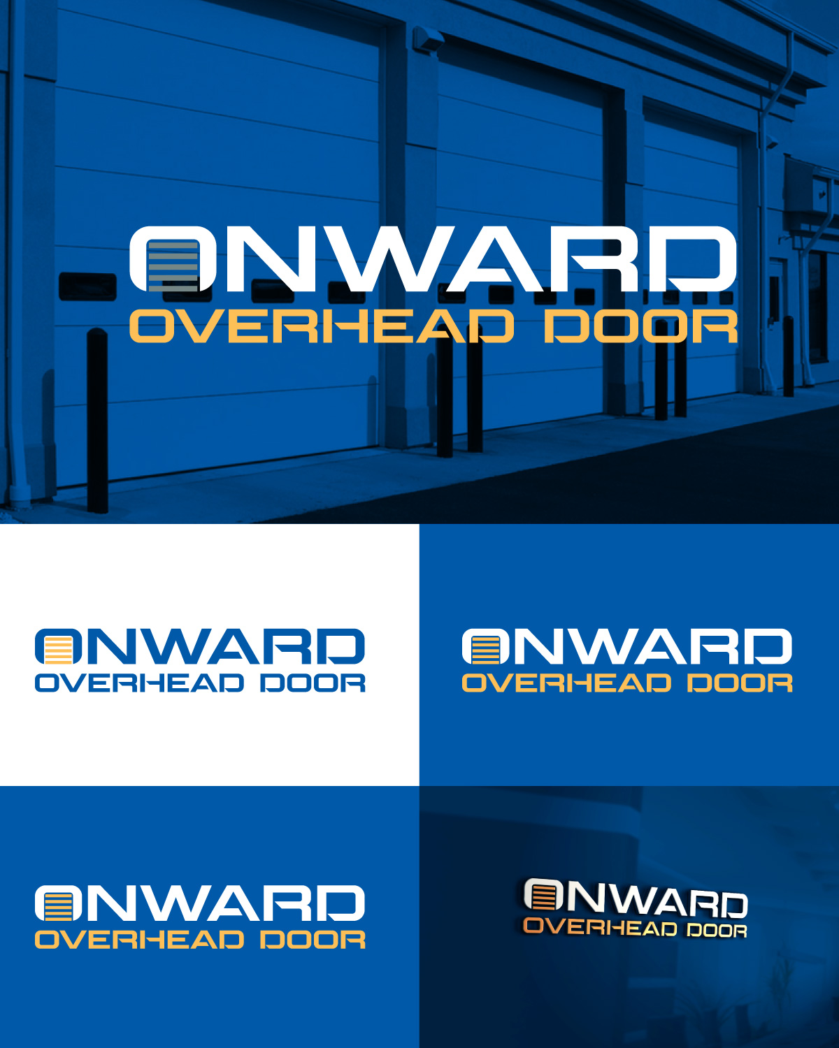 Logo Design by Sergio Coelho for Onward Overhead Door | Design #26840575