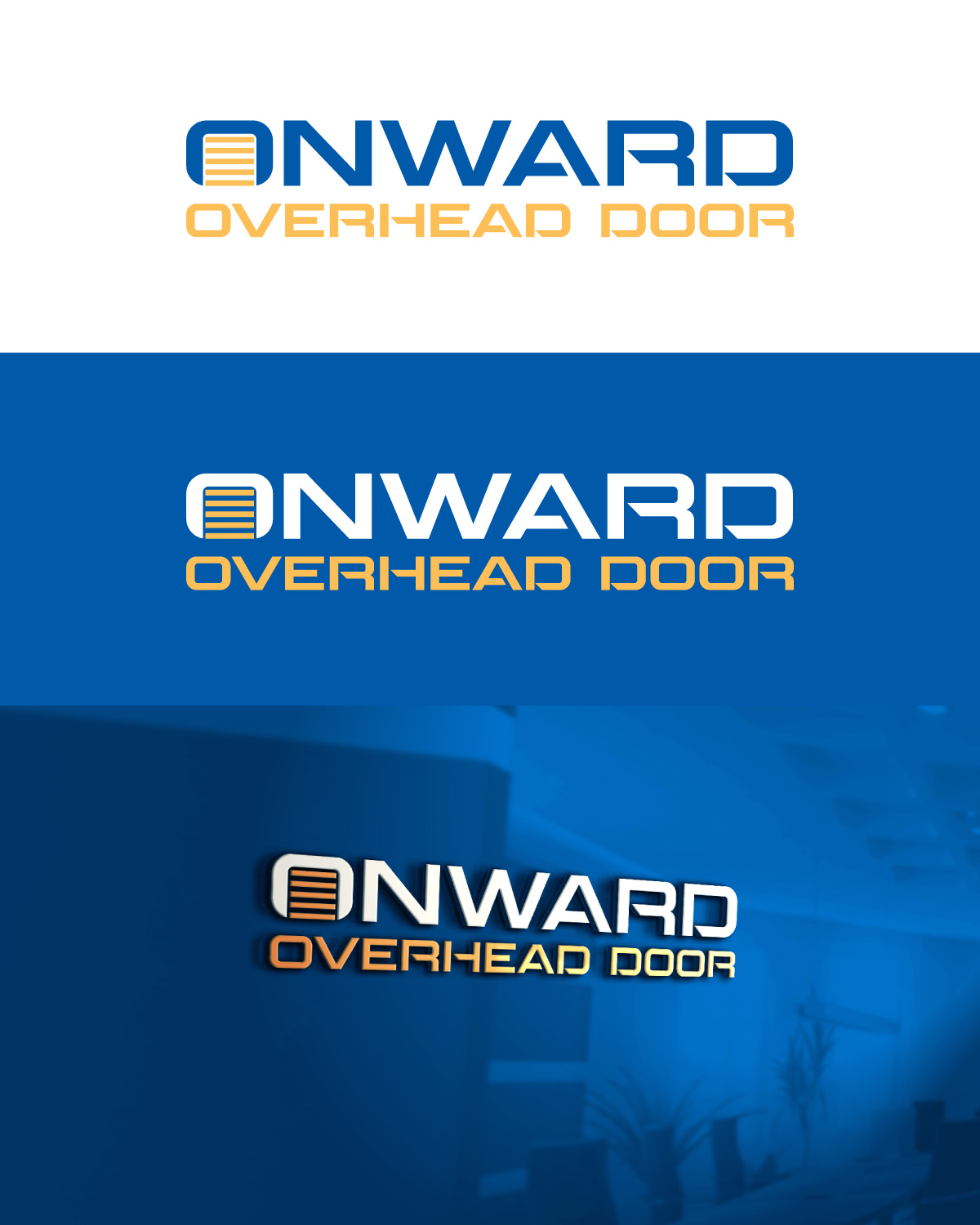 Logo Design by Sergio Coelho for Onward Overhead Door | Design #26840580